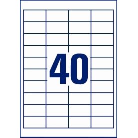 Europe E100 Etiket | 48,5x25,4 mm | 4000 stk.