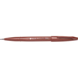 Pentel Brush Sign Pen Fineliner | Brun