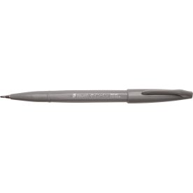 Pentel Brush Sign Pen Fineliner | Grå