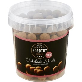 Nordthy Lakridskugler m/chokolade - Stærk, 500 g