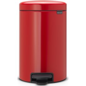 Brabantia Pedalspand, 12 L, passion red