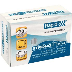 Rapid Strong Hæfteklamme | 21/4 | 5000 stk.