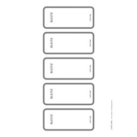 Leitz WOW Printbar Rygetiket 80mm | 50 stk.