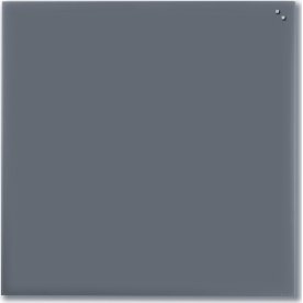 NAGA Glassboard magnetisk glastavle 100x100cm, grå