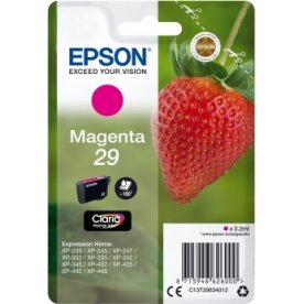 Epson C13T29834022 blækpatron, rød m/alarm