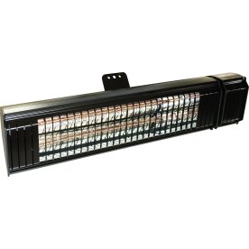 Heatcare Solo terrassevarmer 2 kW, L:56 cm, sølv
