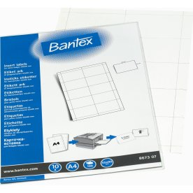 Bantex konferencemærker 55 x 90mm, 10 ark