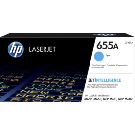 HP no 655A CF451A lasertoner, blå, 10500s
