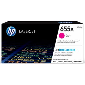 HP no 655A CF453A lasertoner, rød, 10500s