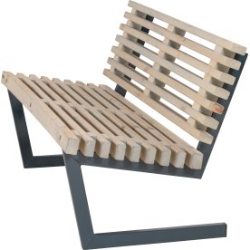Plus Siesta Trallebænk, Drivtømmer, L 138 cm