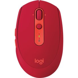 Logitech M590 Silent trådløs mus, Rød
