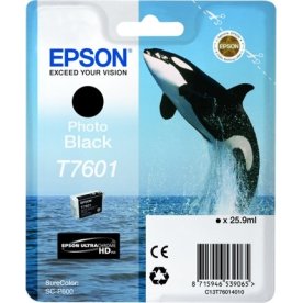 Epson T76014010 blækpatron 25.9 ml., sort (foto)
