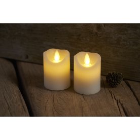 Sirius Sara Mini LED Lys, H6,5 cm, Hvid, 2 stk.