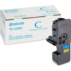 Kyocera TK-5240C lasertoner, cyan, 3000s