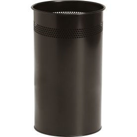 Twin Metal Papirkurv | 21 liter | Sort
