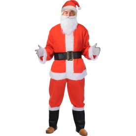Julemandssæt i fleece, Onesize 