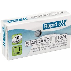 Rapid Standard Hæfteklamme | 10/4 | 1000 stk.