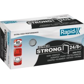 Rapid SuperStrong Hæfteklamme | 24/8+ | 5000 stk.