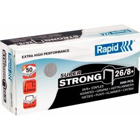 Rapid SuperStrong Hæfteklamme | 26/8+ | 5000 stk.