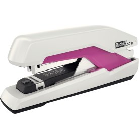 Rapid SO30 Fladhæftemaskine | 30 ark | Hvid/pink