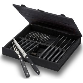 Gense Old Farmer Black steak/grillbestik, 12 dele