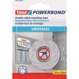 tesa Powerbond Monteringstape | 19mm x 1,5m