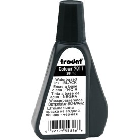Trodat 7011 Gummistempelfarve | 28 ml | Sort