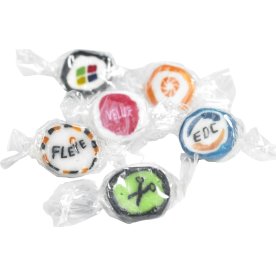 Logobolcher med eget logo, ca. 32 kg