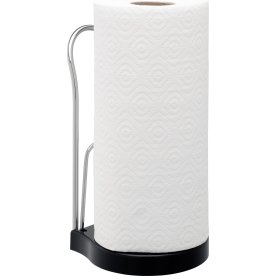Brabantia Køkkenrulleholder, Sort/blank stål