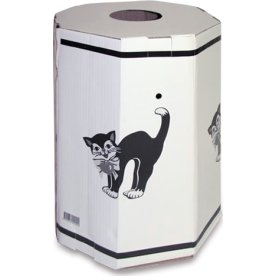 Fastelavnstønde i pap, H.38 x B.30 cm