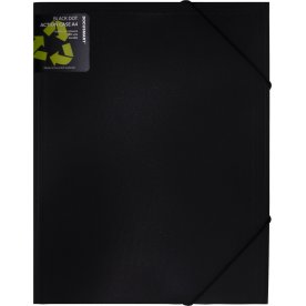 Docusmart Elastikmappe A4 | PP | Sort