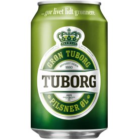 Grøn Tuborg 33 cl