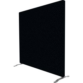 Easy skærmvæg H125xB140 cm sort, inkl. ben