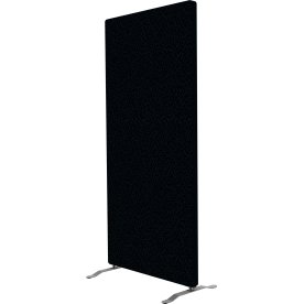 Easy skærmvæg H155xB80 cm sort, inkl. ben