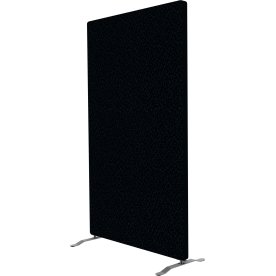 Easy skærmvæg H155xB100 cm sort, inkl. ben