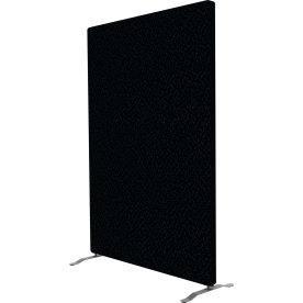 Easy skærmvæg H155xB120 cm sort, inkl. ben