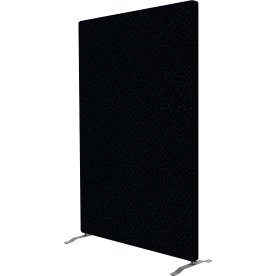 Easy skærmvæg H170xB120 cm sort, inkl. ben