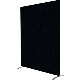 Easy skærmvæg H170xB140 cm sort, inkl. ben