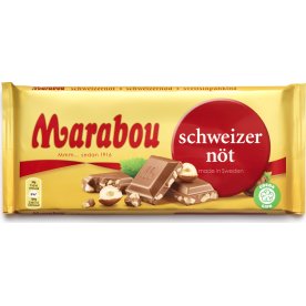 Marabou Schweizernød Chokolade, 200 g