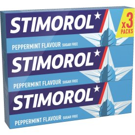 Stimorol Peppermint Tyggegummi, 3 pakker