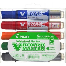 Pilot BeGreen whiteboardmarkersæt, 5stk, ass 2,2mm
