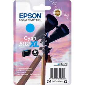 Epson T502 XL blækpatron cyan, 6.4ml
