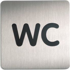 Durable Skilt | Firkantet | WC