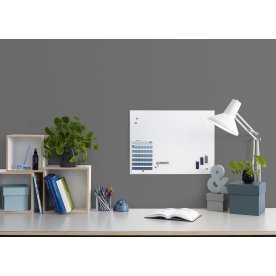 NAGA magnetisk glastavle, 180x120 cm, pure white