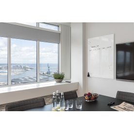 NAGA magnetisk glastavle, 150x120 cm, pure white