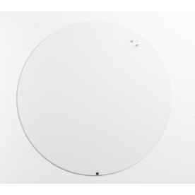 NAGA magnetisk glastavle, Ø100 cm, pure white