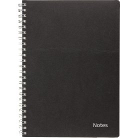 Mayland A5 notesbog, sort, refill