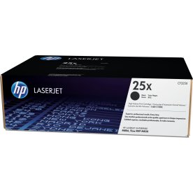 HP 25X LaserJet blækpatron, sort, 34.500s