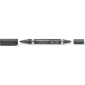 Staedtler 348 Duo Permanent Marker | Sort