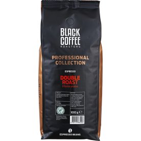 Black Coffee Double Roast helbønner, 1000g